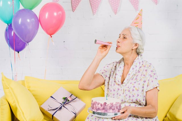 Birthday Wishes for Elderly Woman